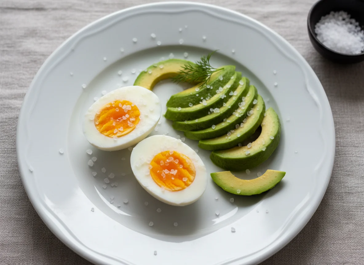 Яйца и авокадо photo