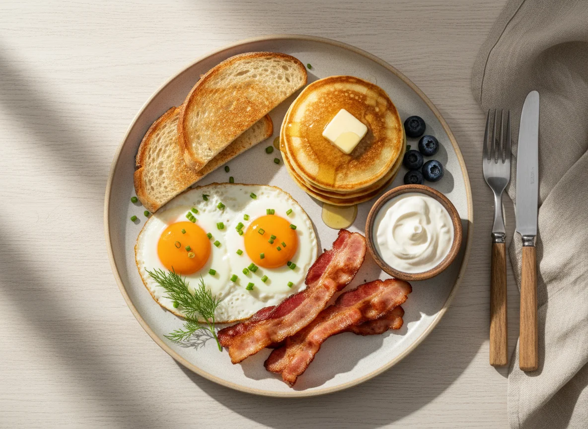 Американский завтрак photo