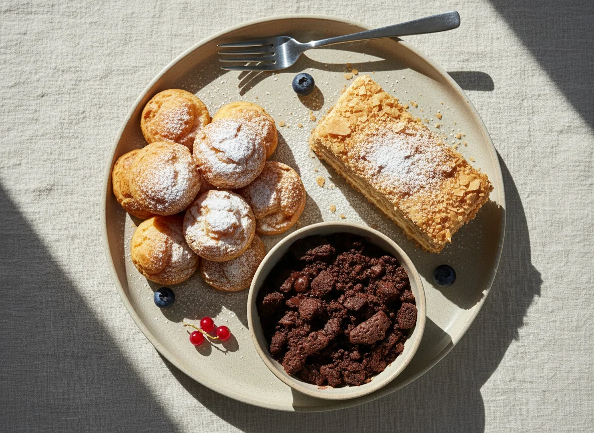 Ассорти десертов photo