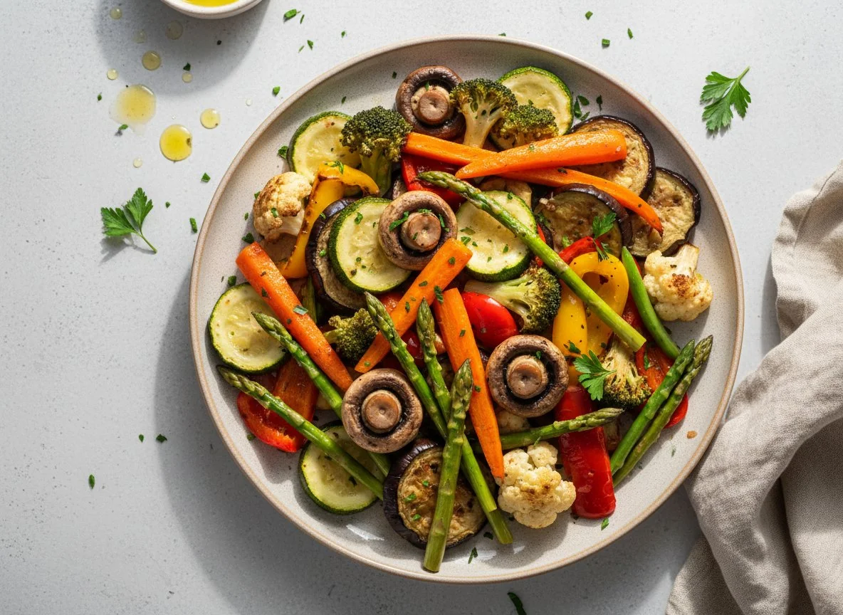 Ассорти из запеченных овощей photo