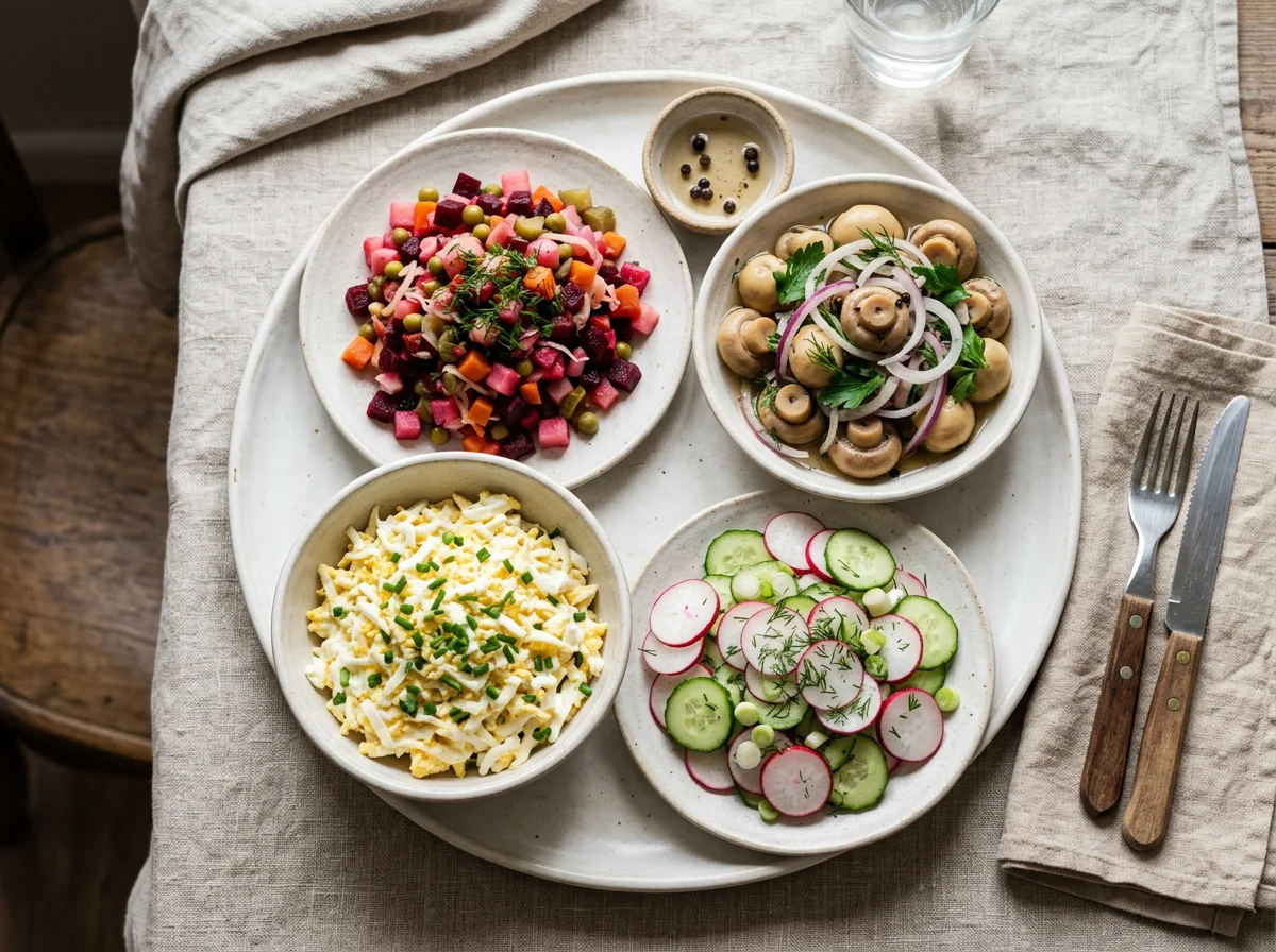 Ассорти салатов photo