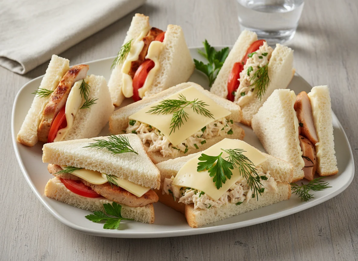 Ассорти сэндвичей photo