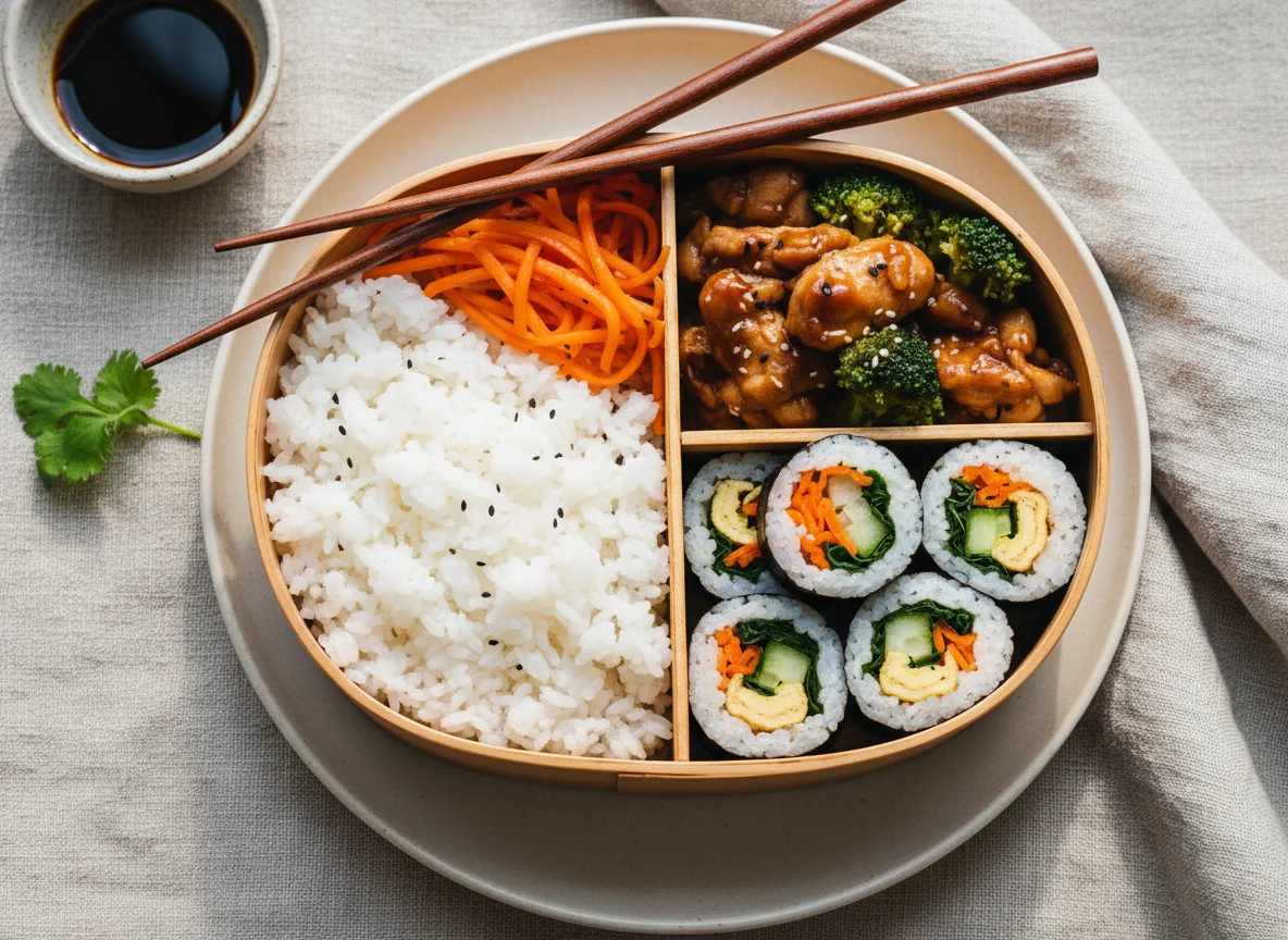 Азиатский ланч-бокс photo