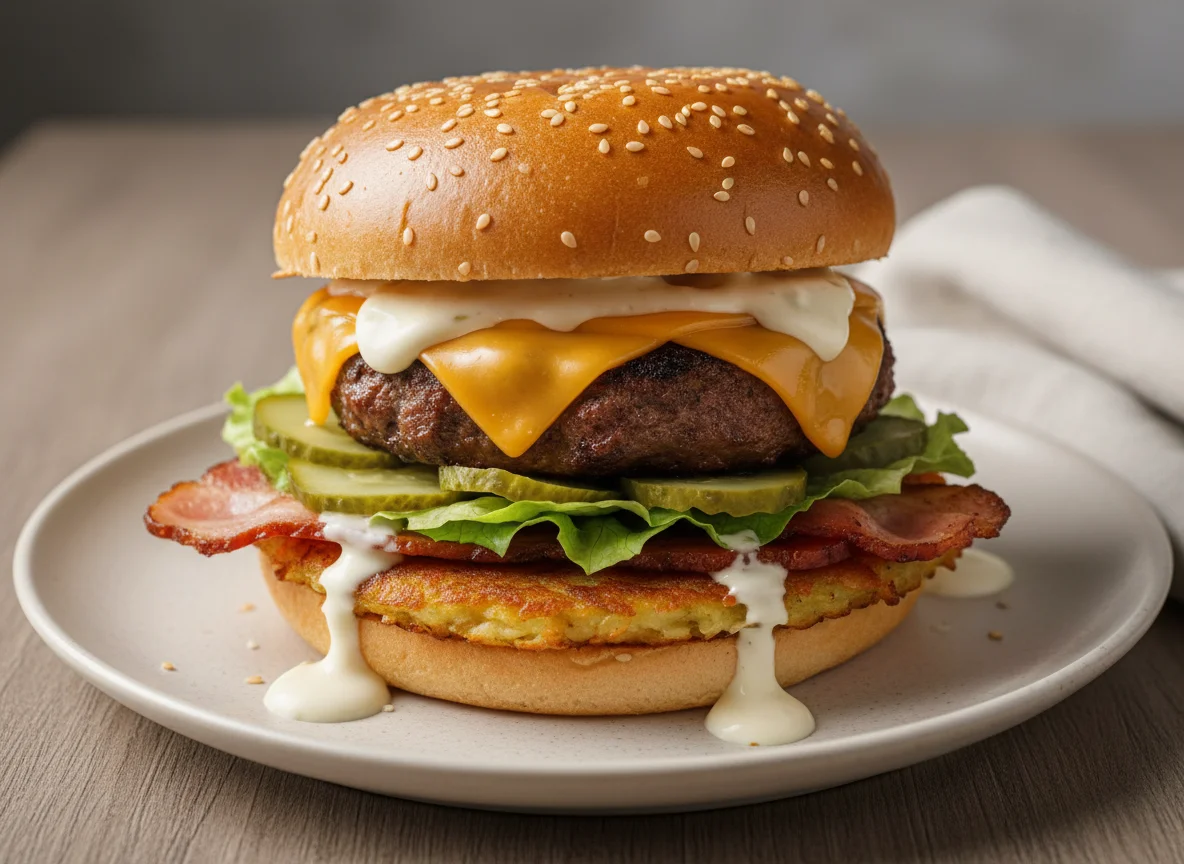 Белорусский бургер photo