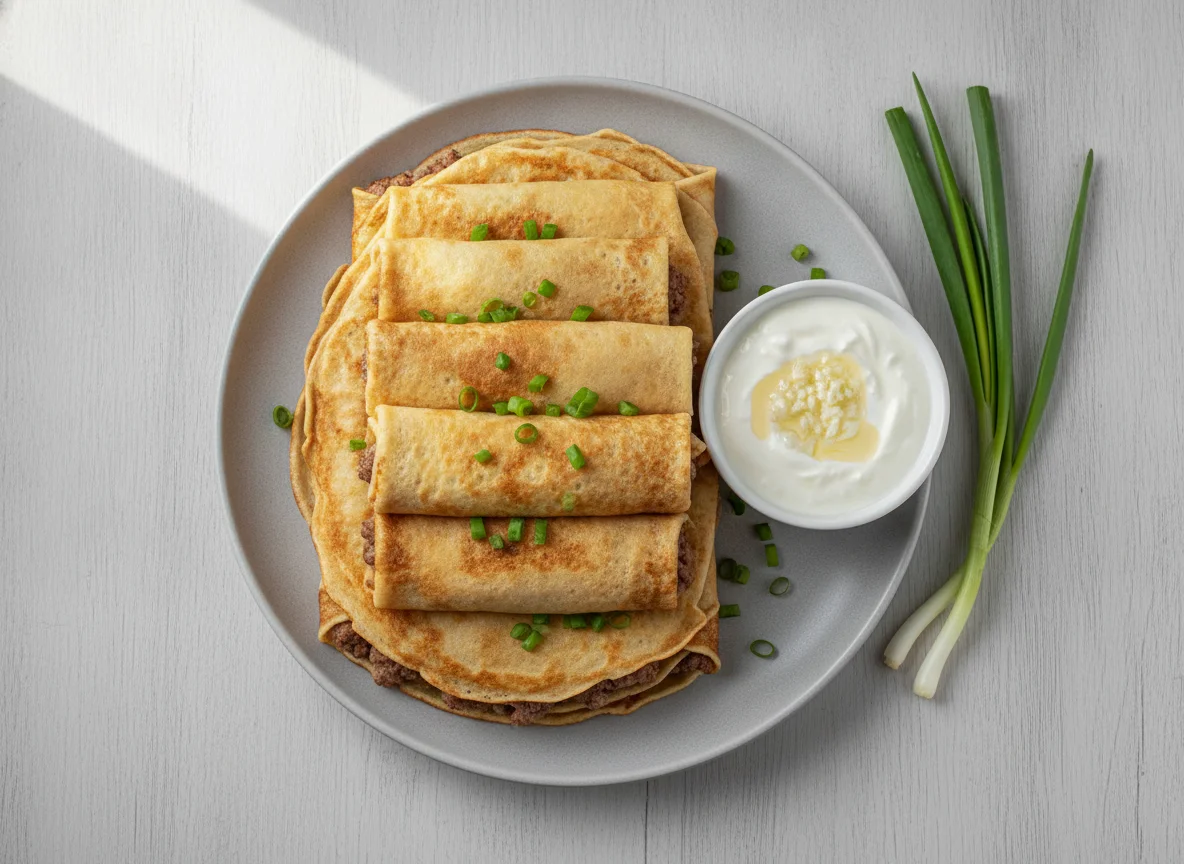 Блинчики с мясом по-армянски photo