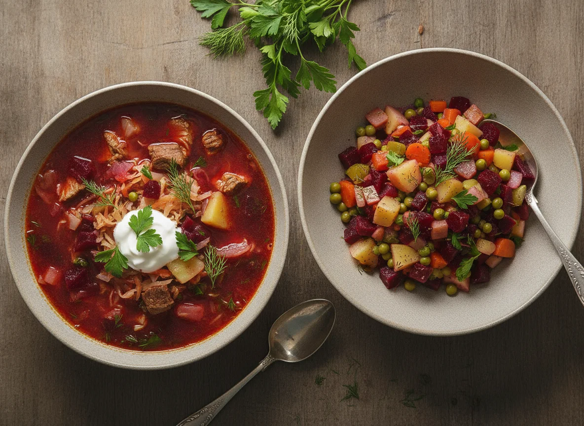 Борщ и Винегрет photo