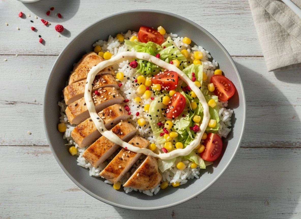 Боул с курицей и рисом photo