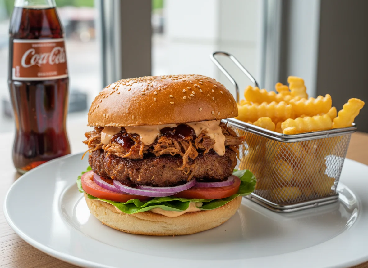 бургер из свиных ребер photo