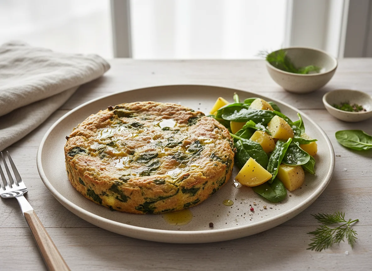Цельнозерновой касьоне с овощами, приготовленными на пару photo