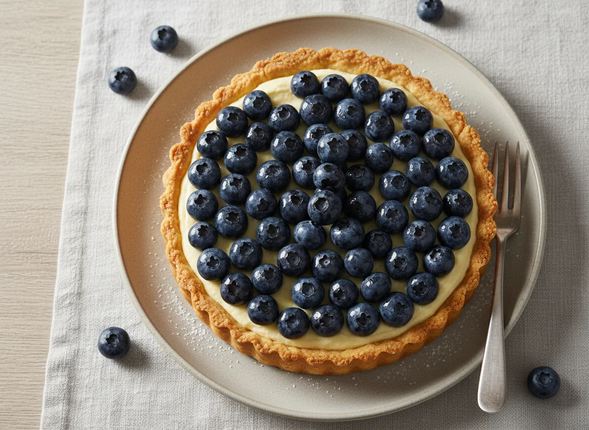 Черничный тарт photo