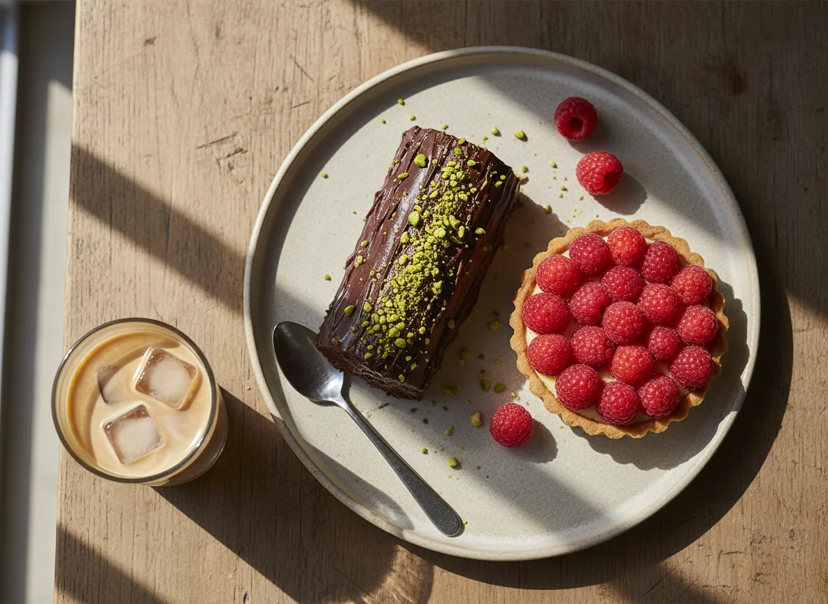 Десерты и кофе photo