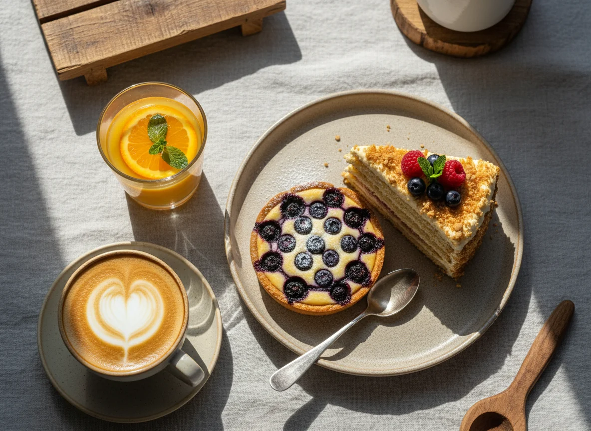 Десерты и напитки photo