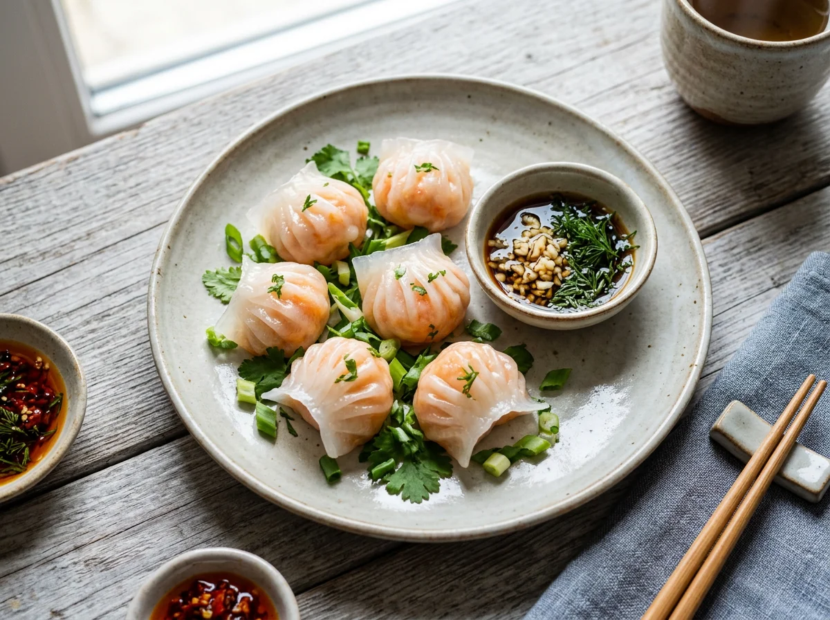 Дим-самы с креветками photo