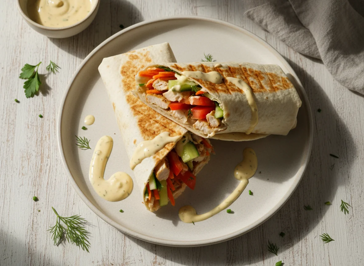 Домашняя шаурма photo