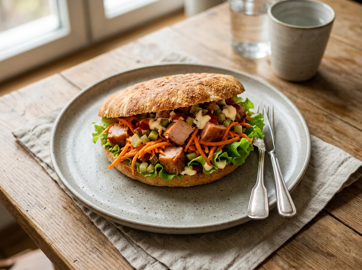 Донер с копченой курицей photo