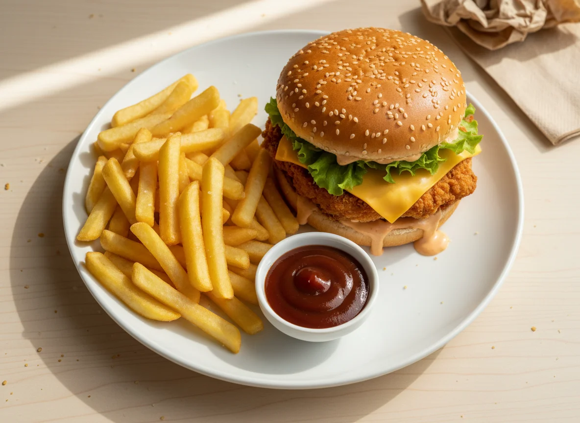 Фастфуд обед photo