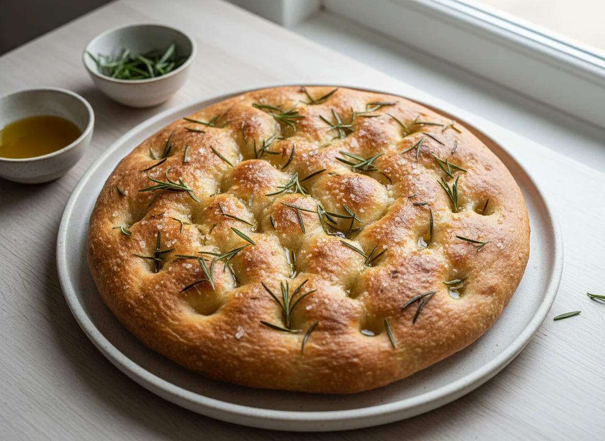 Фокачча с розмарином photo