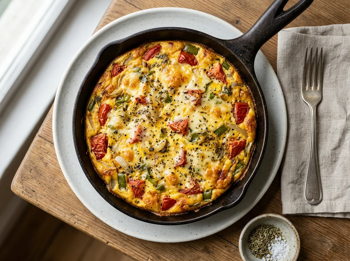 Фриттата с овощами photo