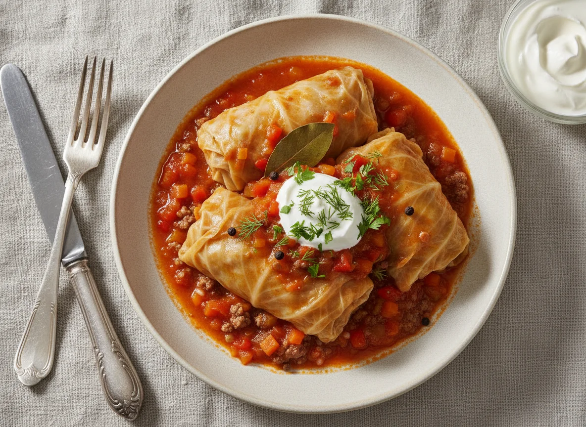 Голубцы с мясом и рисом photo
