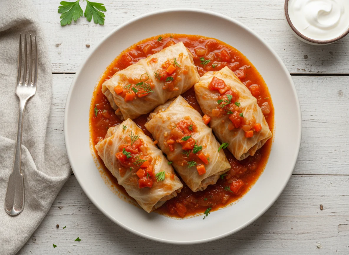 Голубцы с овощами photo