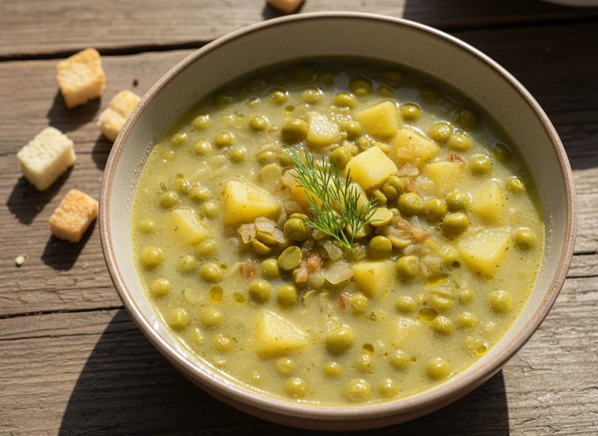 Гороховый суп с картофелем photo