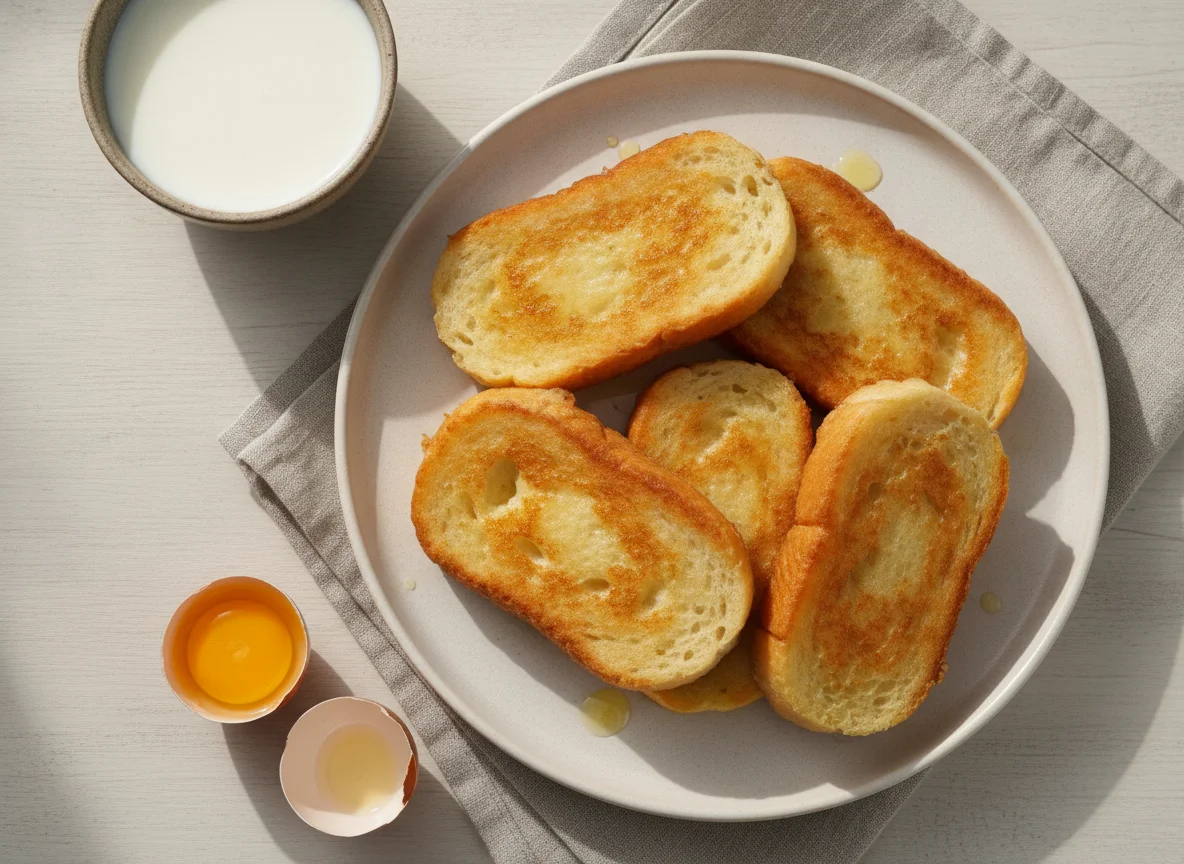 Гренки (яичные тосты) photo