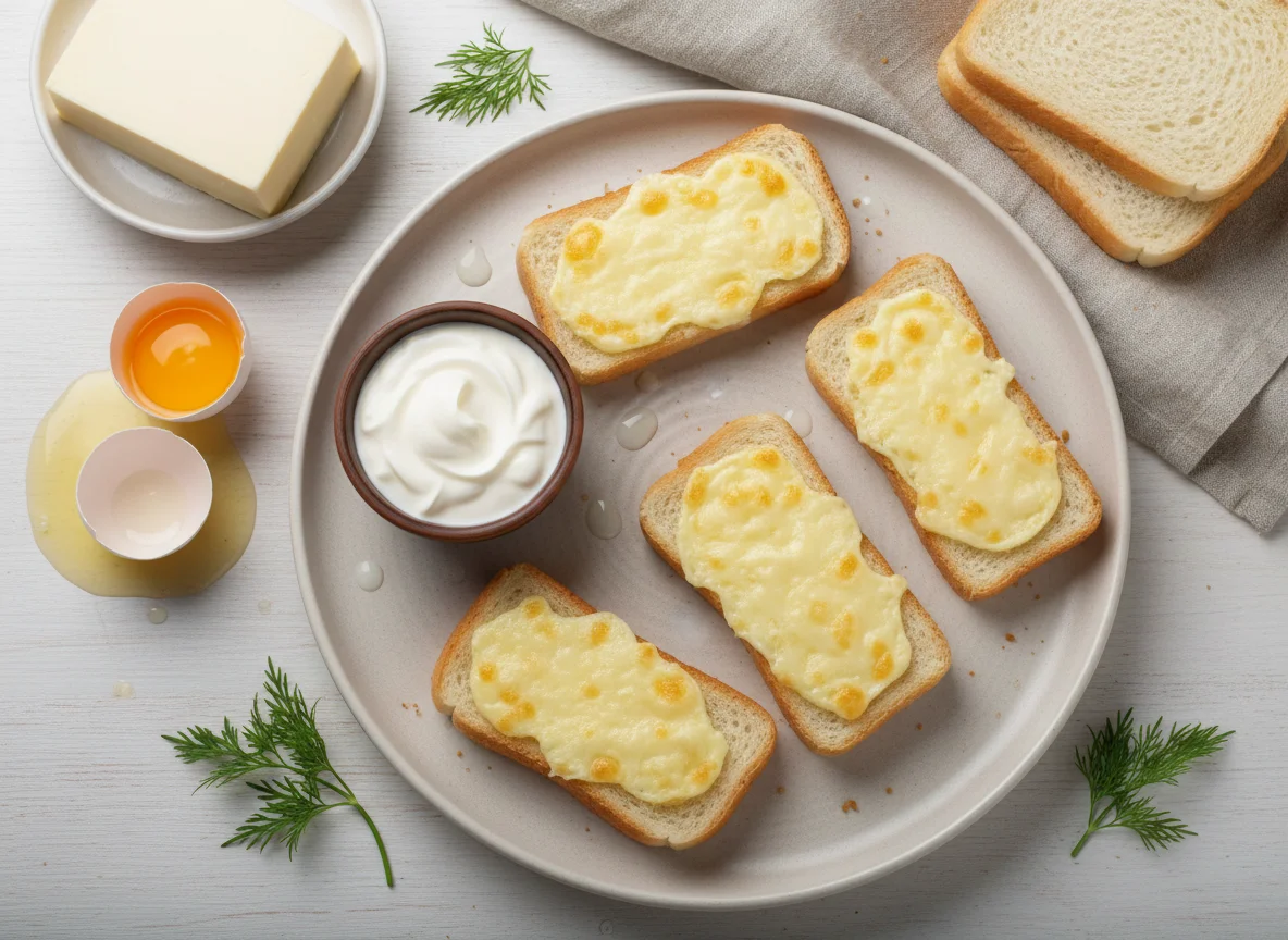 Гренки с сыром photo