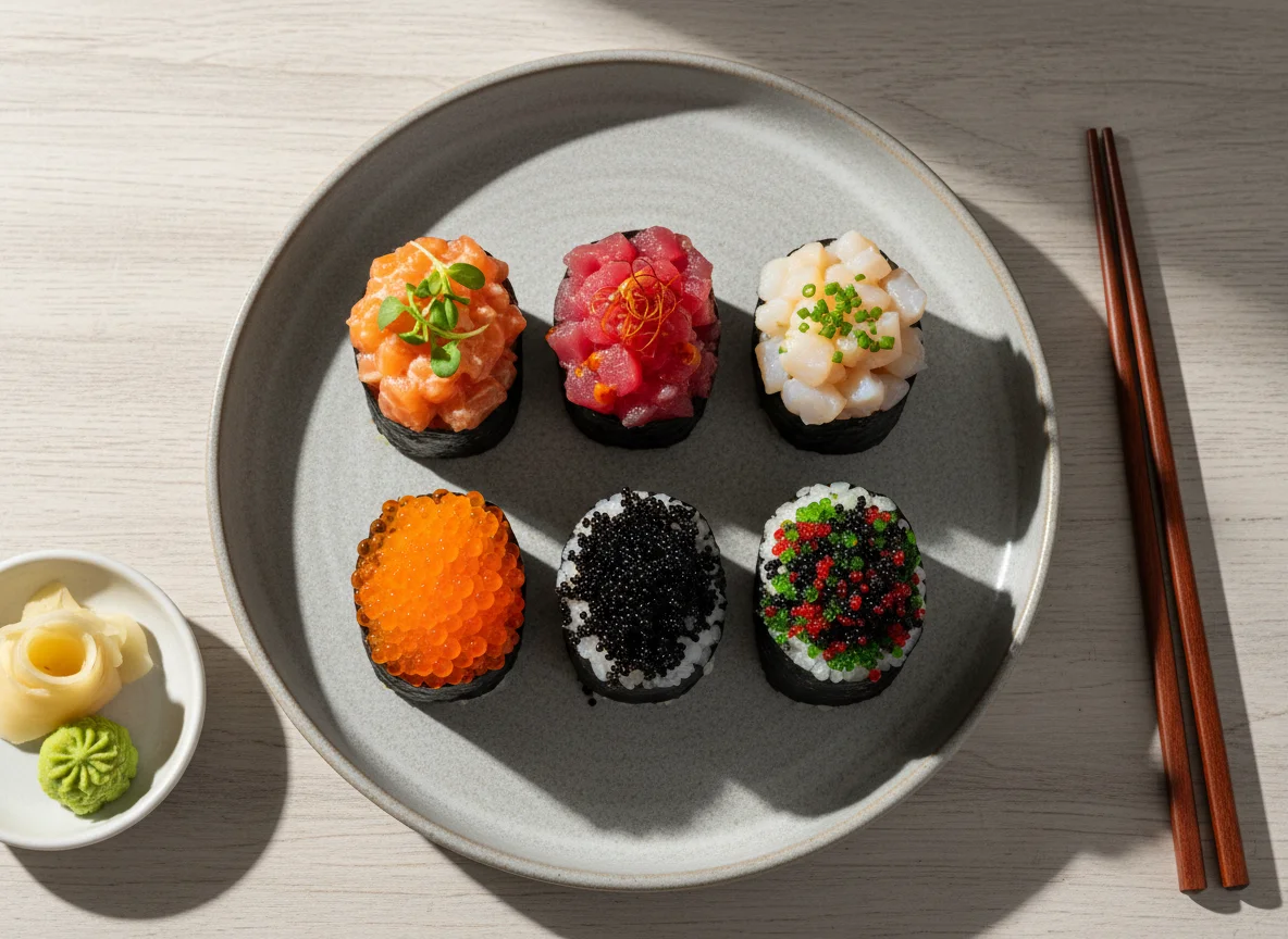 Гункан суши ассорти photo