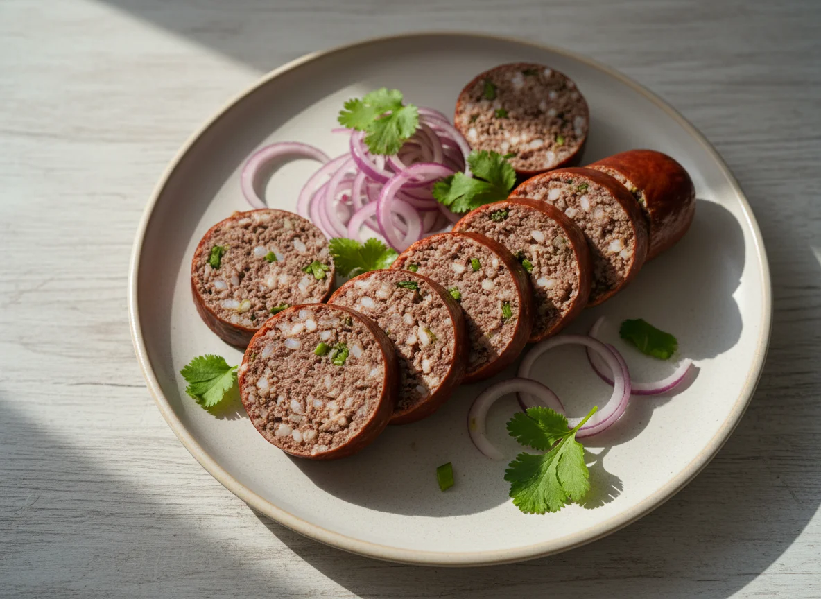 Хасип (колбаса с рисом и мясом) photo