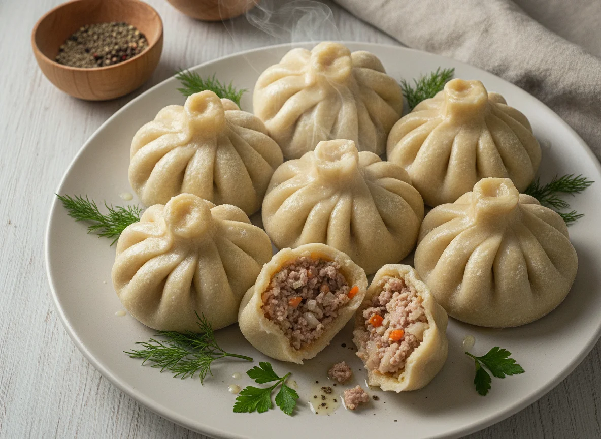 Хинкали со свининой photo