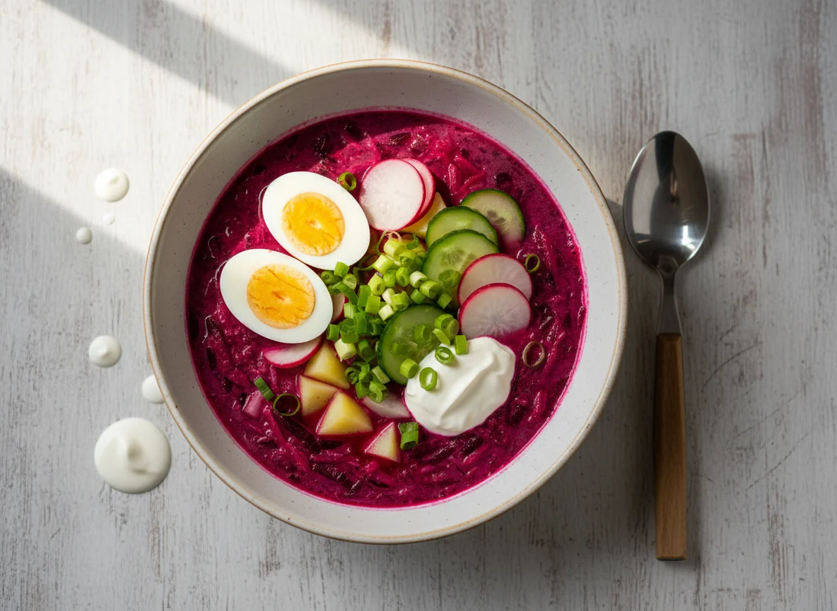 Холодный свекольник photo