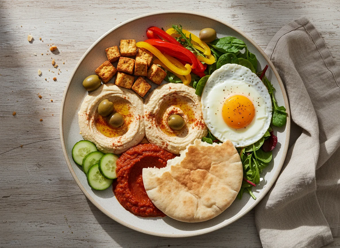 Израильский завтрак photo