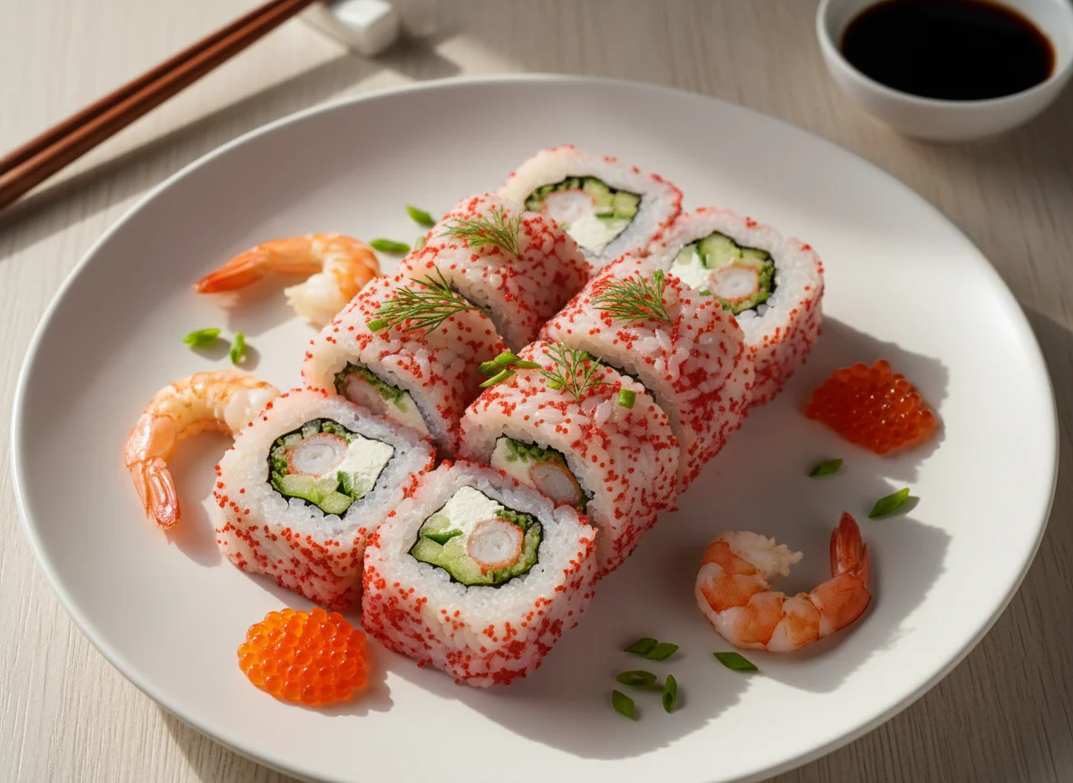 Калифорния с креветкой photo