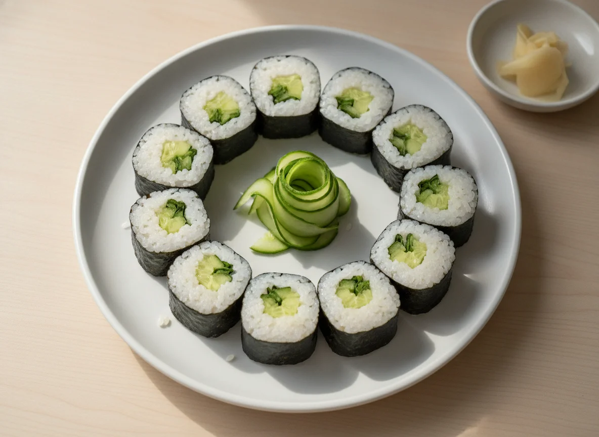 Каппа Маки (Роллы с огурцом) photo