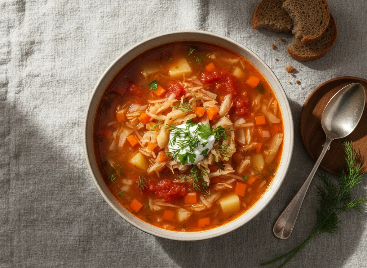 Капустный суп photo