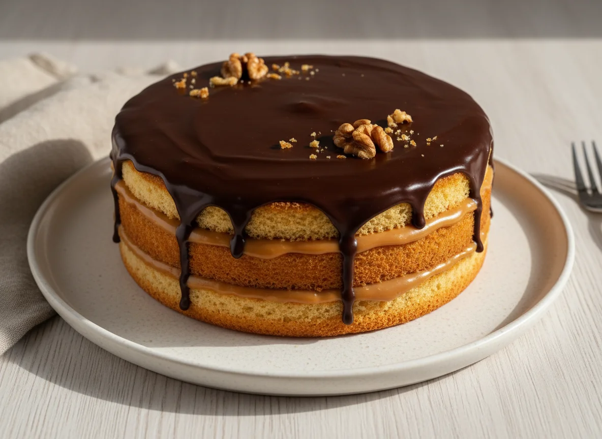 Карамельный торт photo