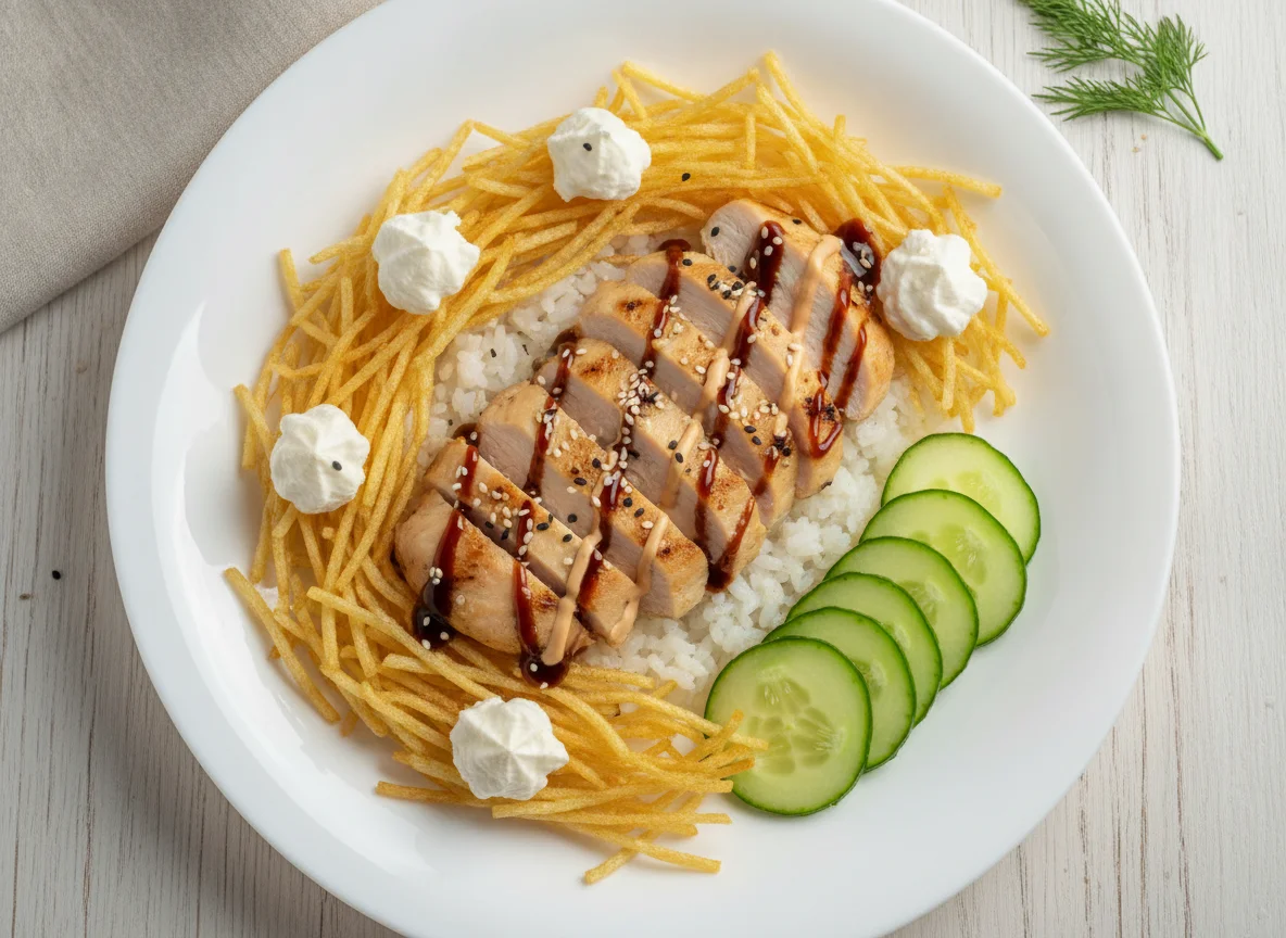 Картофель пай с курицей photo