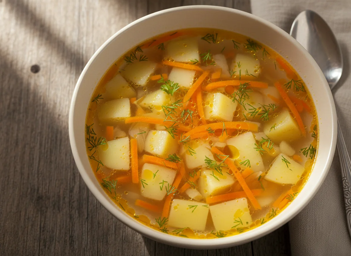 Картофельный суп с морковью photo