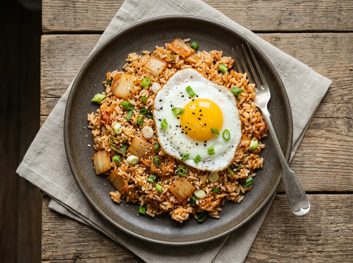 Кимчи жареный рис photo