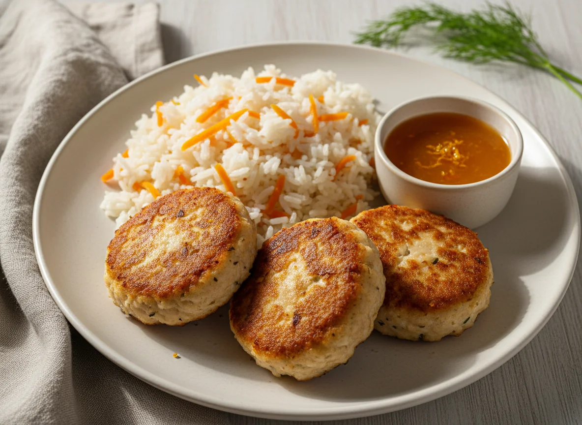 Котлеты с рисом и морковью photo