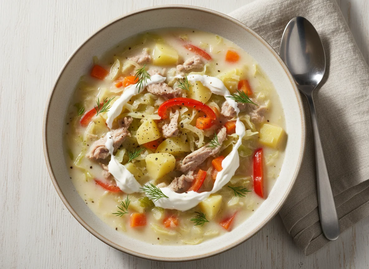 Крем-суп с капустой и картофелем photo