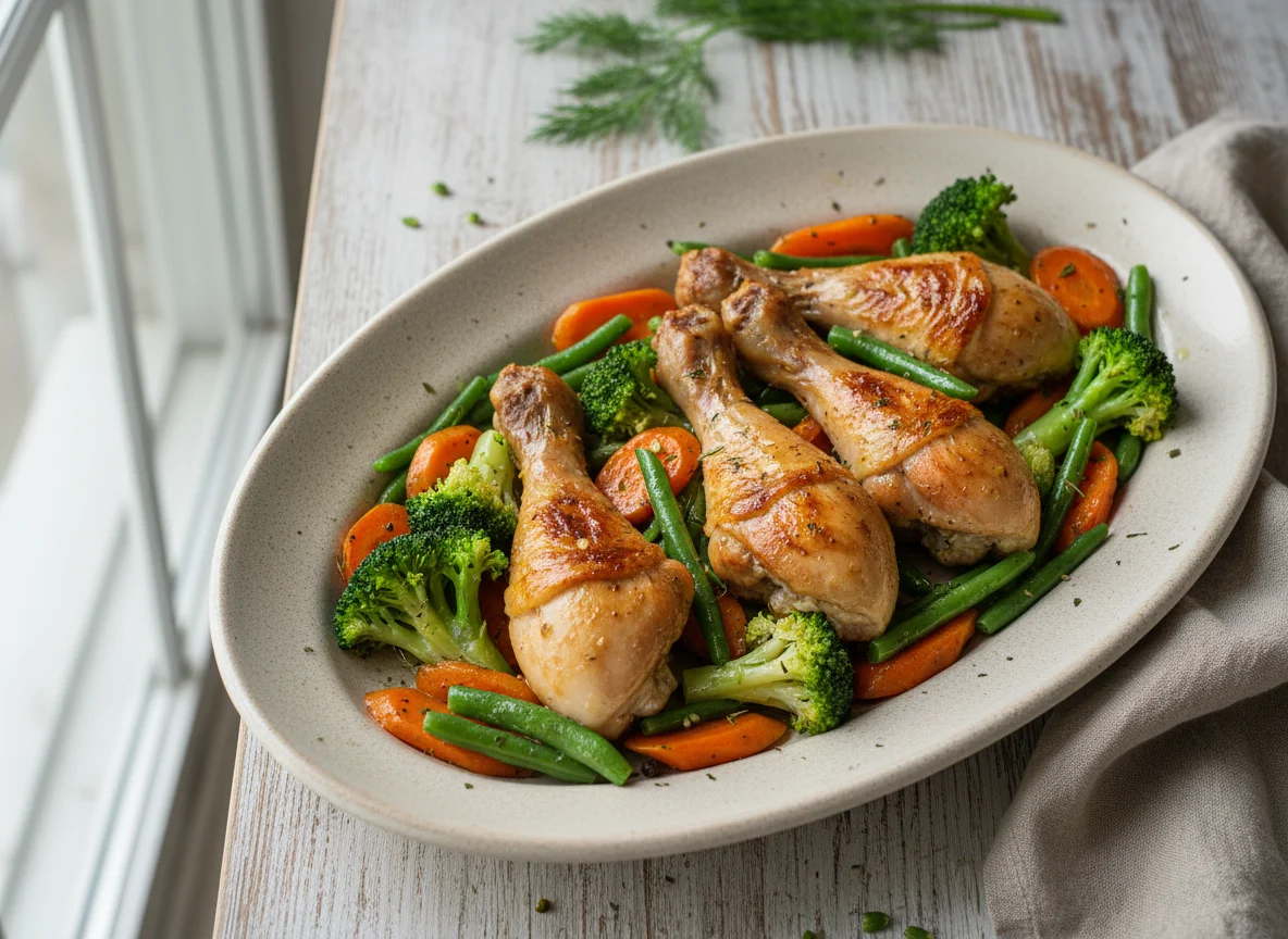 Курица с овощами photo