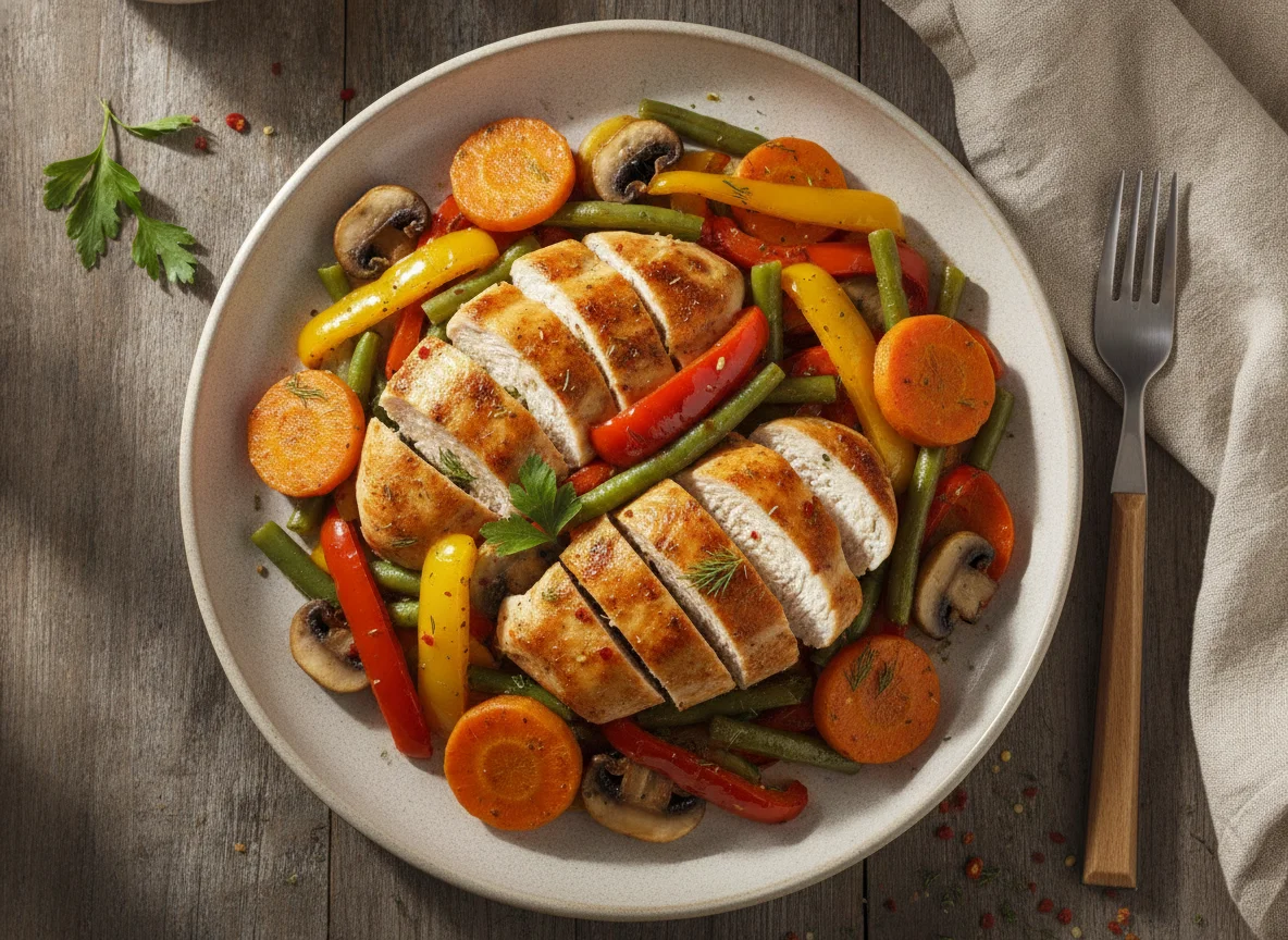 Курица с овощами по-турецки photo