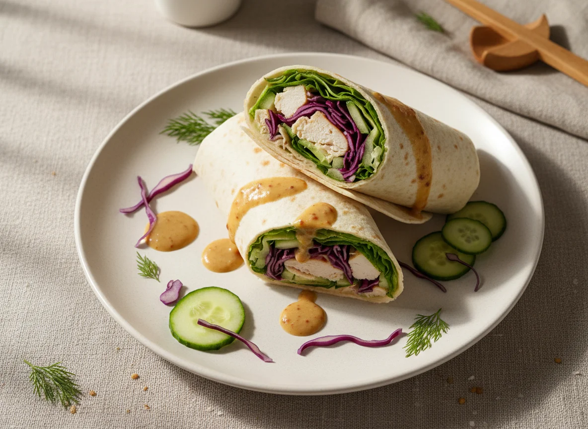 Куриный ролл с овощами photo