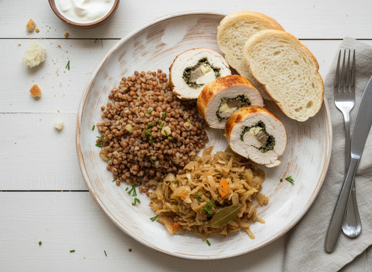 Куриный рулет photo