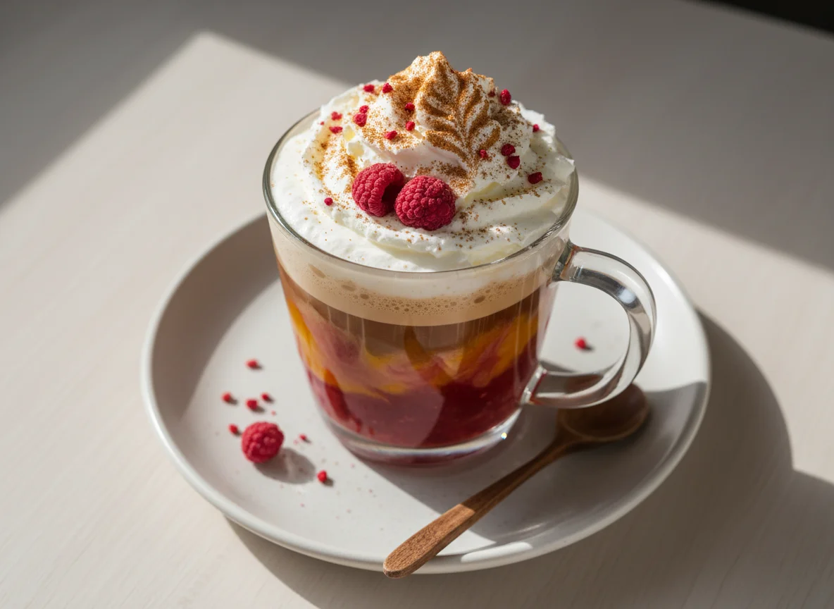 Латте Спайси Тыква-Малина photo