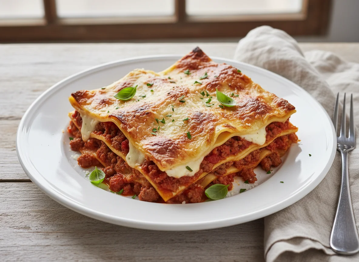 Лазанья с мясным фаршем photo