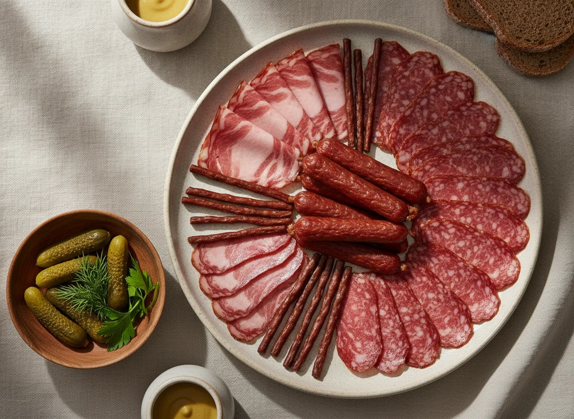 Мясная тарелка photo