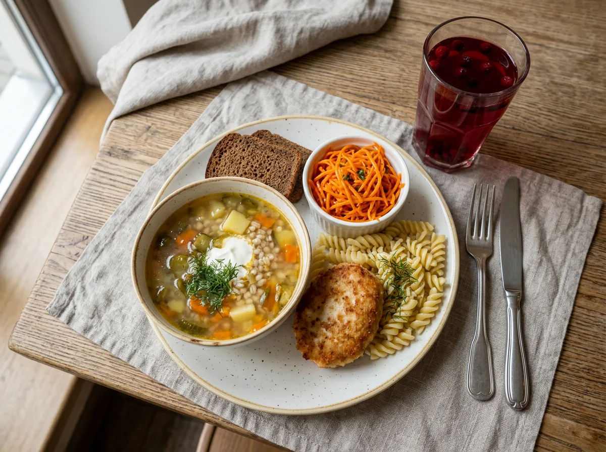 Меню столовой photo