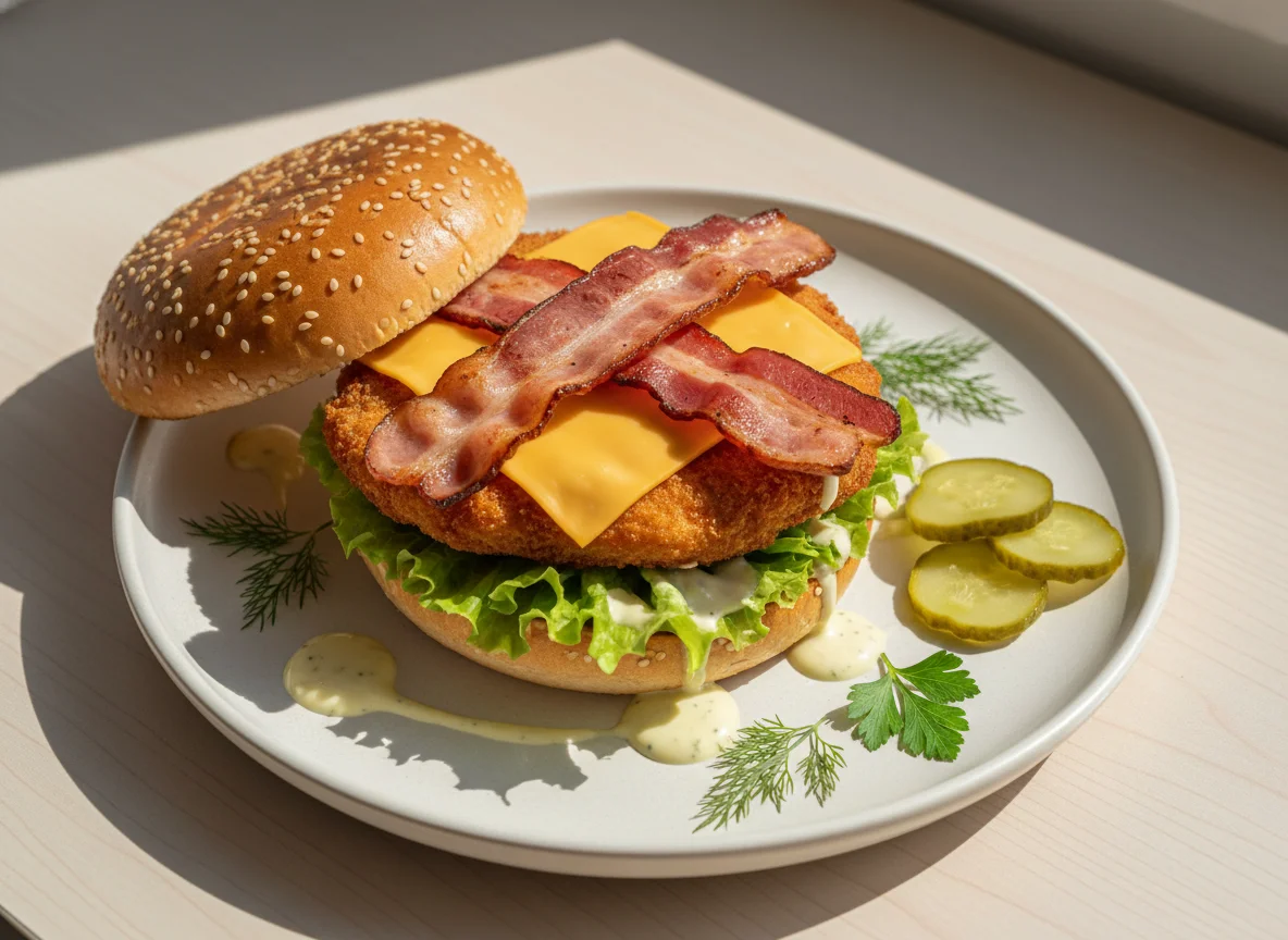 Минский Бургер с курицей photo